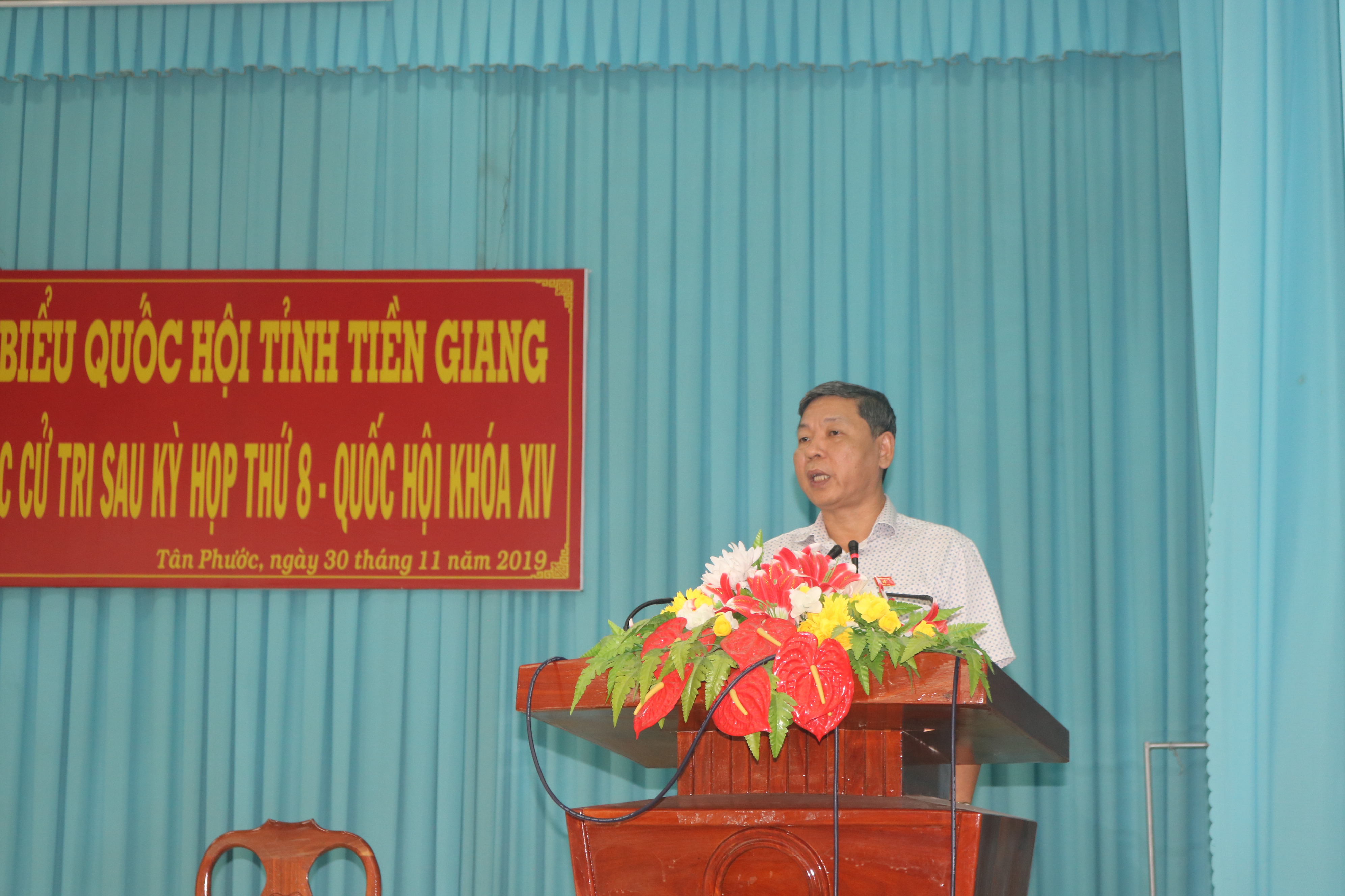 Đồng chí Nguyễn Hoàng Mai, Phó Chủ nhiệm Ủy Ban các vấn đề xã hội Quốc hội 