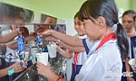 Bàn giao công trình nước sạch và nhà vệ sinh học đường