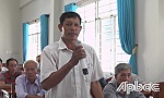 Đại biểu HĐND tỉnh, huyện tiếp xúc cử tri xã Hiệp Đức