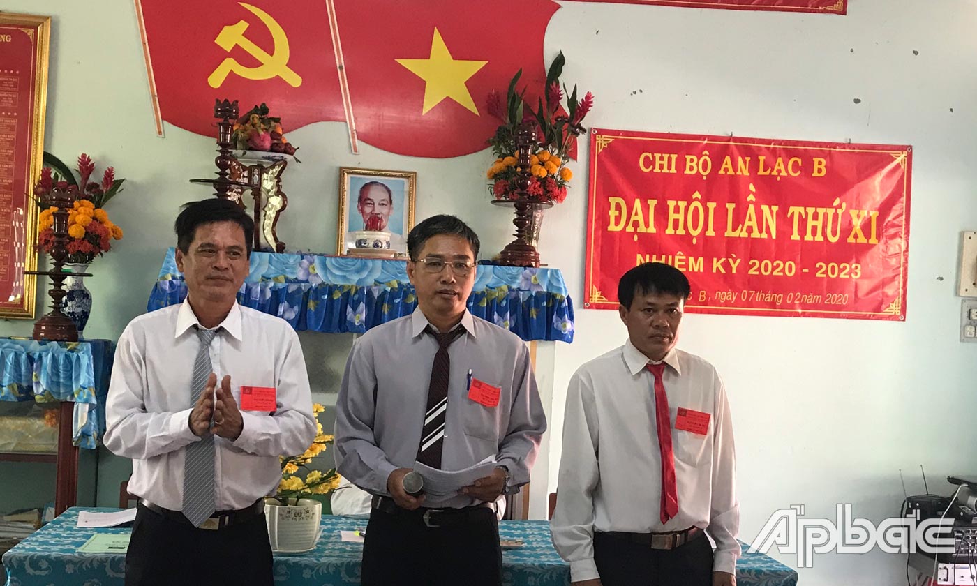 Chi ủy nhiệm kỳ mới ra mắt trước đại hội.