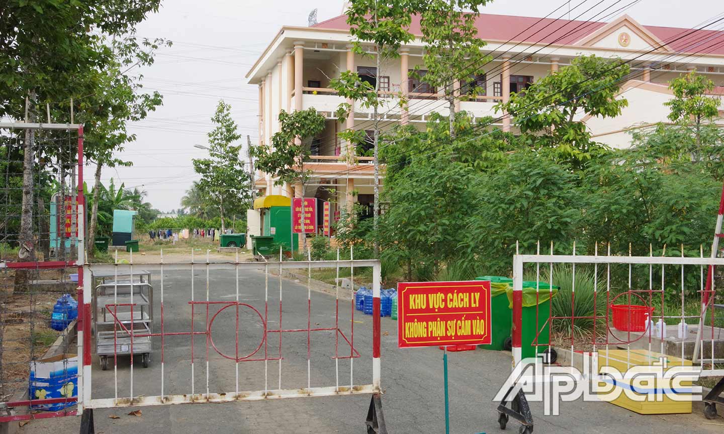 Khu cách ly được trang bị đầy đủ cơ sở vật chất.