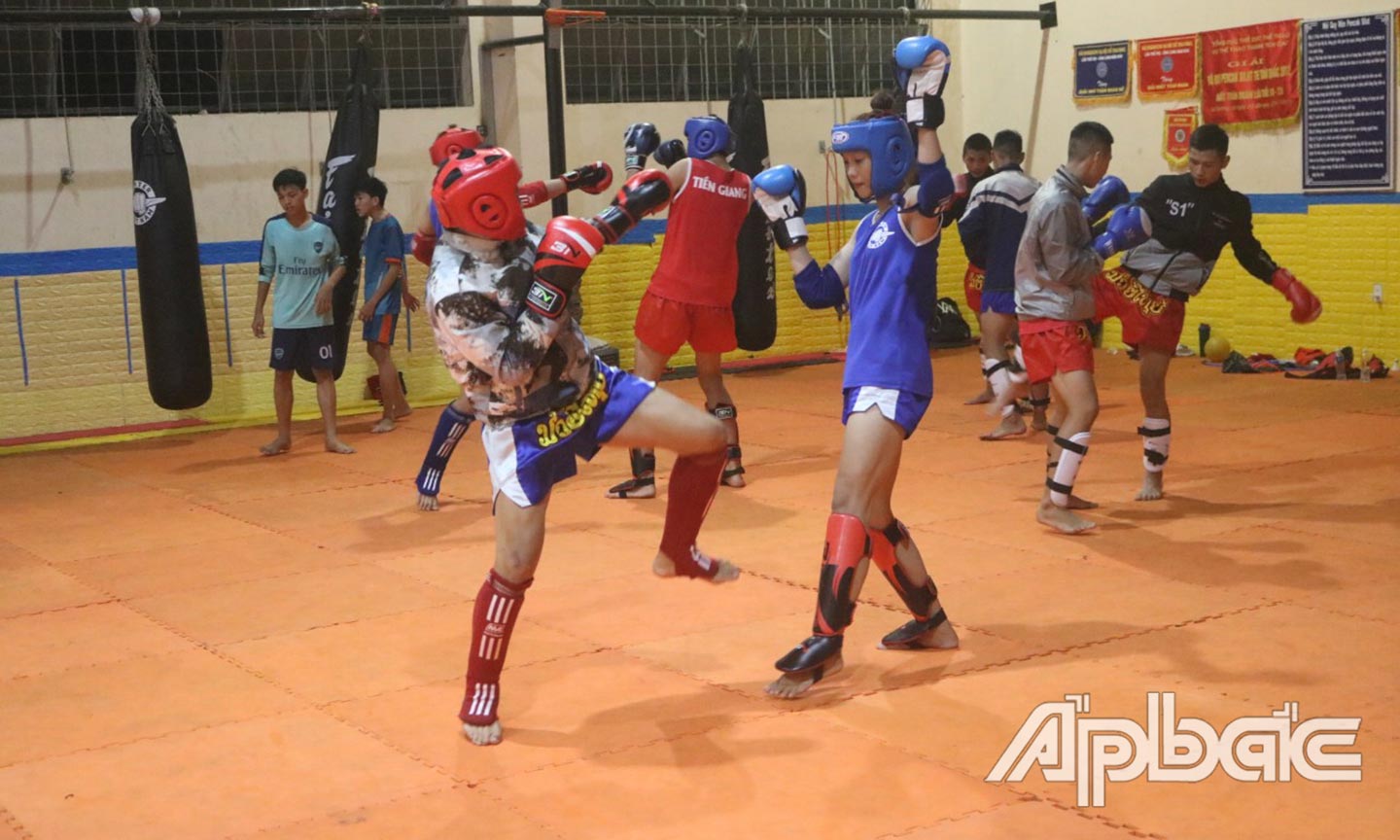 VĐV Đội Muay Tiền Giang hiện tại đa phần là VĐV từ Đội Pencak Silat tỉnh.