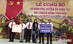 Bình Phú ra mắt xã đạt chuẩn nông thôn mới
