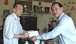 Trưởng Ban Nội chính Tỉnh ủy thăm cán bộ quân đội nghỉ hưu ở huyện Cái Bè