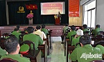 Khai giảng lớp tập huấn điều lệnh, quân sự, võ thuật