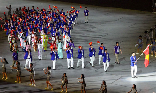 Hanoi and locals are ready for the SEA Games 31 to be held in Vietnam next year. Photo thethao.ai.