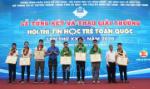 Trao giải Hội thi Tin học trẻ toàn quốc lần thứ 26