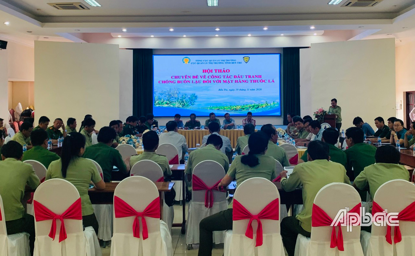 Quang cảnh buổi hội thảo tại tỉnh Bến Tre