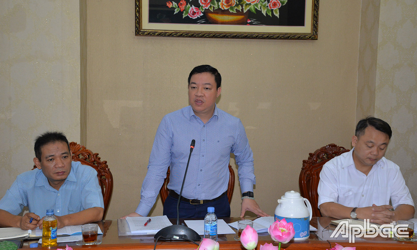 đồng chí Nguyễn Ngọc Hùng đánh giá cao kết quả thực hiện 