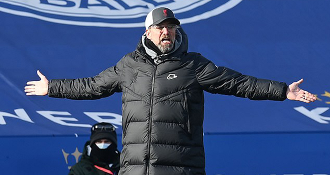 HLV Klopp luôn là người giàu năng lượng.