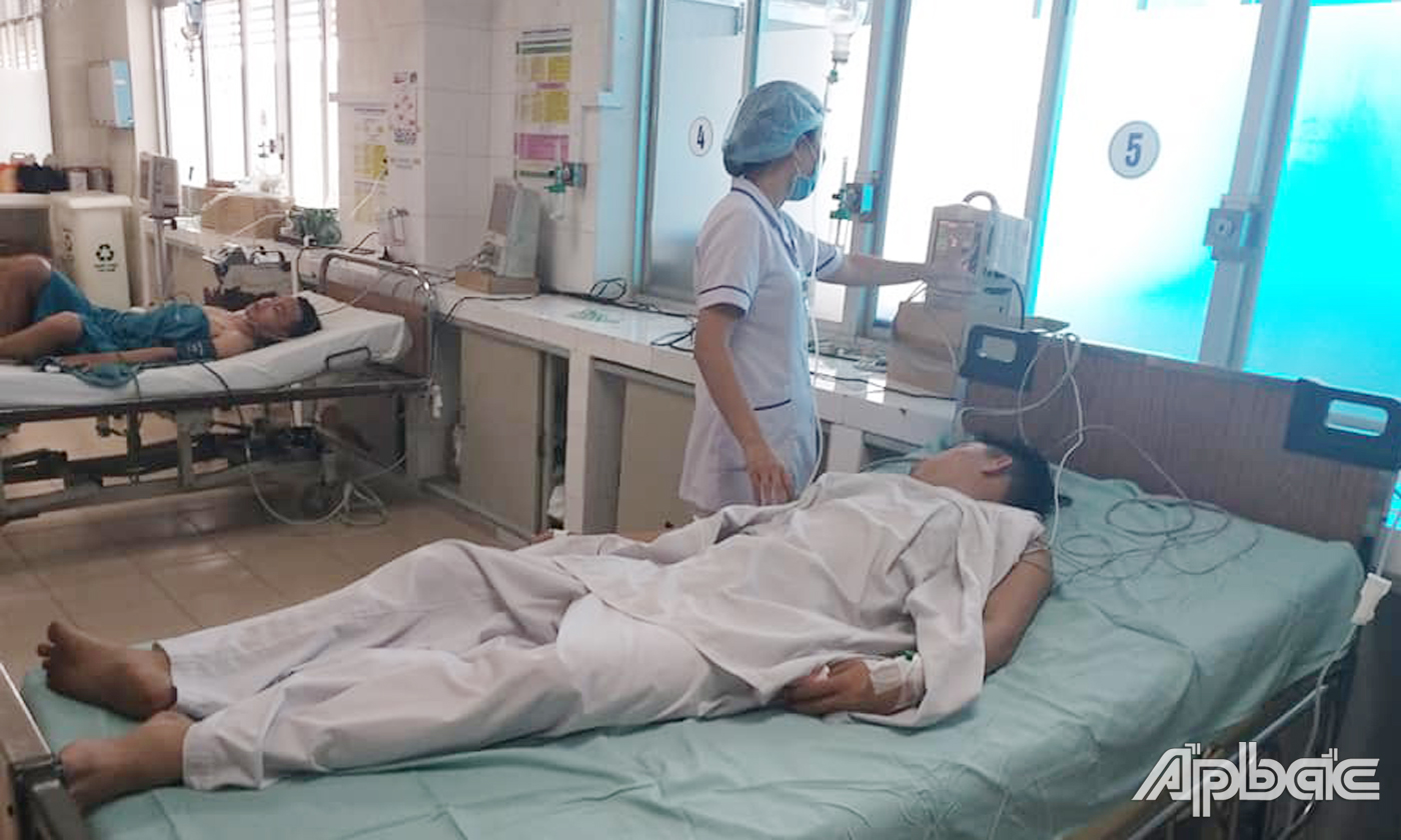 Bệnh nhân được chăm sóc hậu phẫu