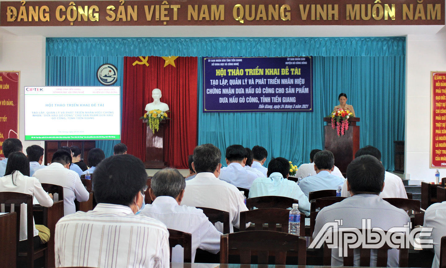 Quang cảnh hội thảo.