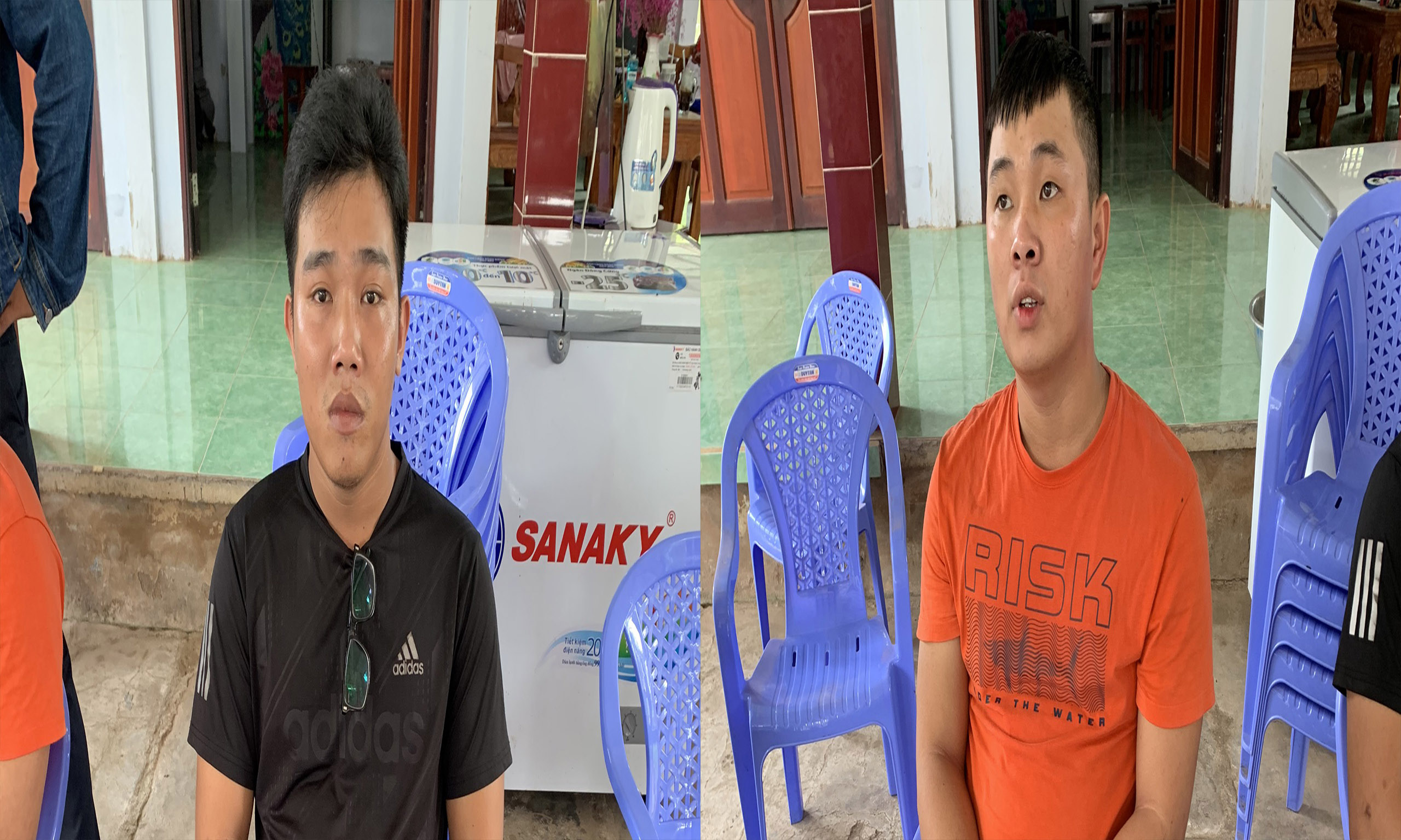 2 đối tượng bị bắt giữ.