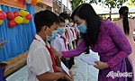 Trưởng Ban Tuyên giáo Tỉnh ủy dự tổng kết năm học tại Trường THCS Nguyễn Thị Bảy