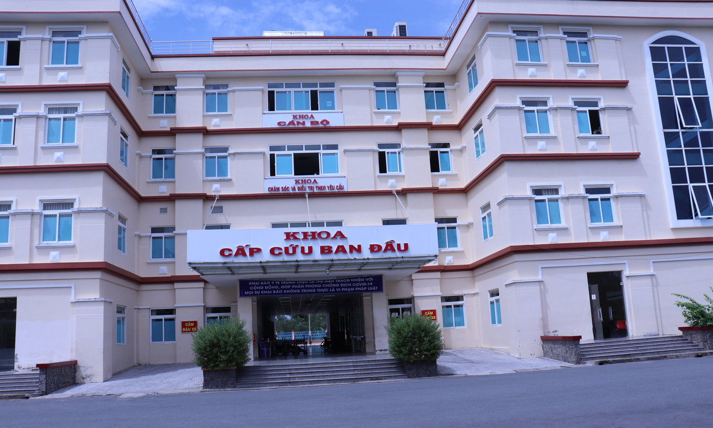Khoa cấp cứu ban đầu Bệnh viện quân y 120. Ảnh: TRẦN NGỌC CƯỜNG