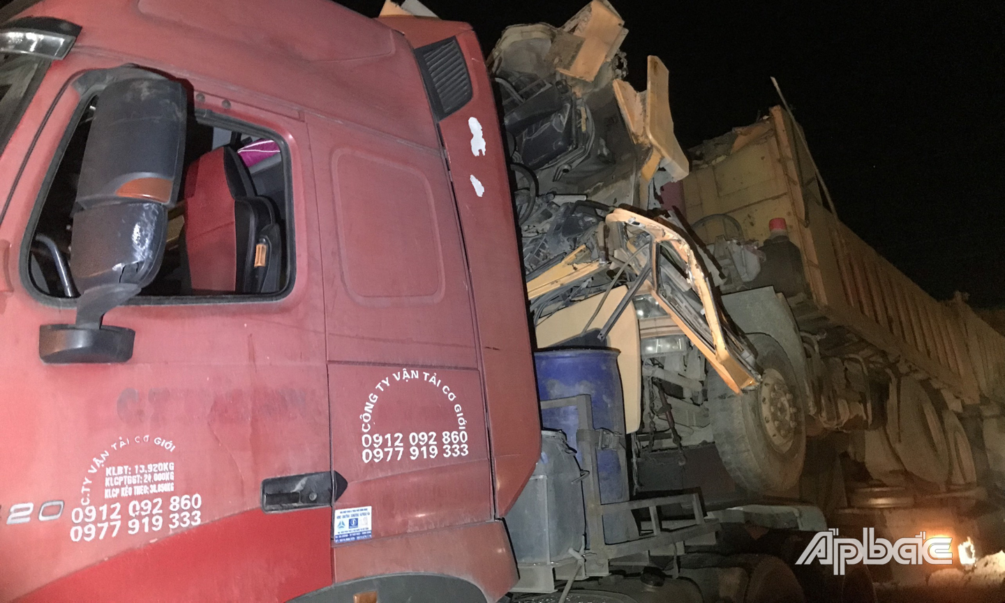 Hiện trường vụ tai nạn