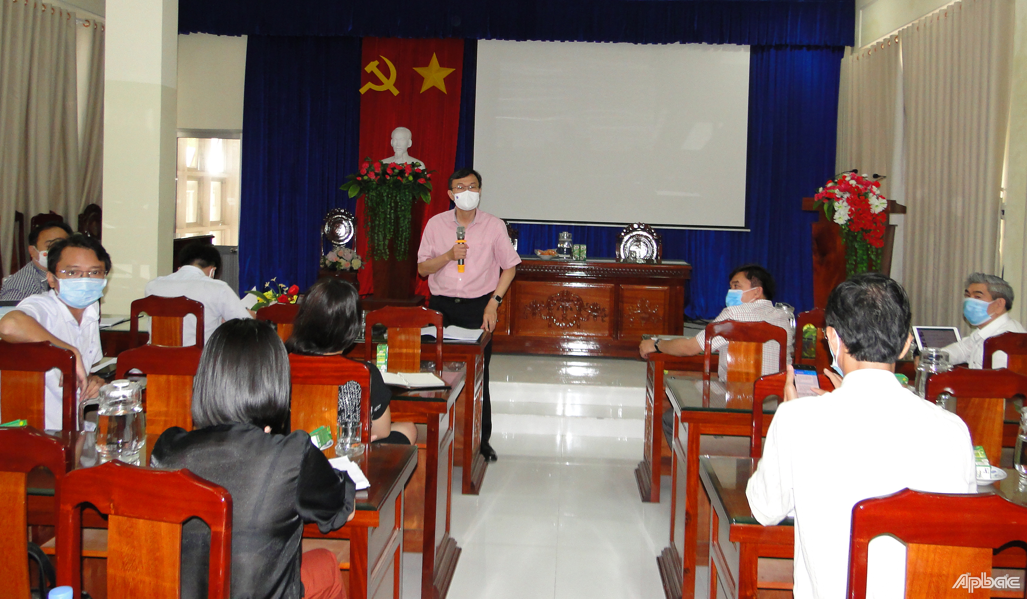 Tổ công tác làm việc tại TP. Mỹ Tho