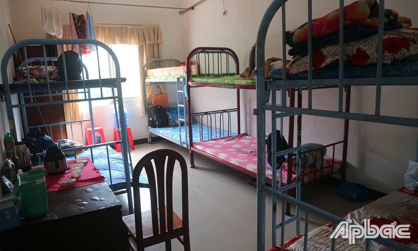 Công ty TNHH Tong Wie bố trí chỗ ở cho công nhân, khi công ty thực hiện phương châm “3 tại chỗ” 