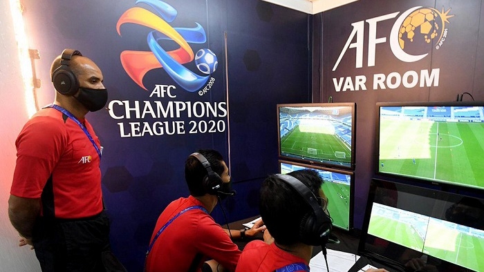 A VAR room at the 2020 AFC Champions League. (Photo: AFC).