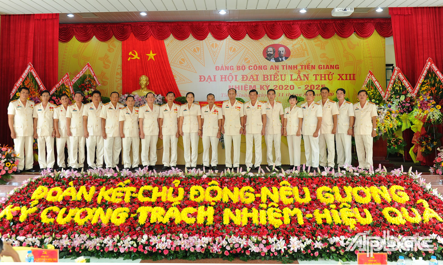  Ban Chấp hành Đảng bộ Công an tỉnh khóa XIII, nhiệm kỳ 2020 - 2025. 			                                                                                                       Ảnh: DUY NHỰT