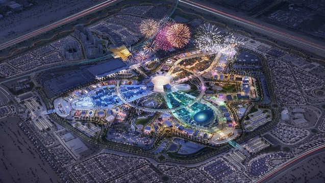 Expo 2020 Dubai complex. (Photo: Internet).