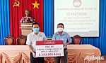 Huyện Gò Công Tây: Đóng góp Quỹ phòng, chống dịch Covid-19 đợt 2