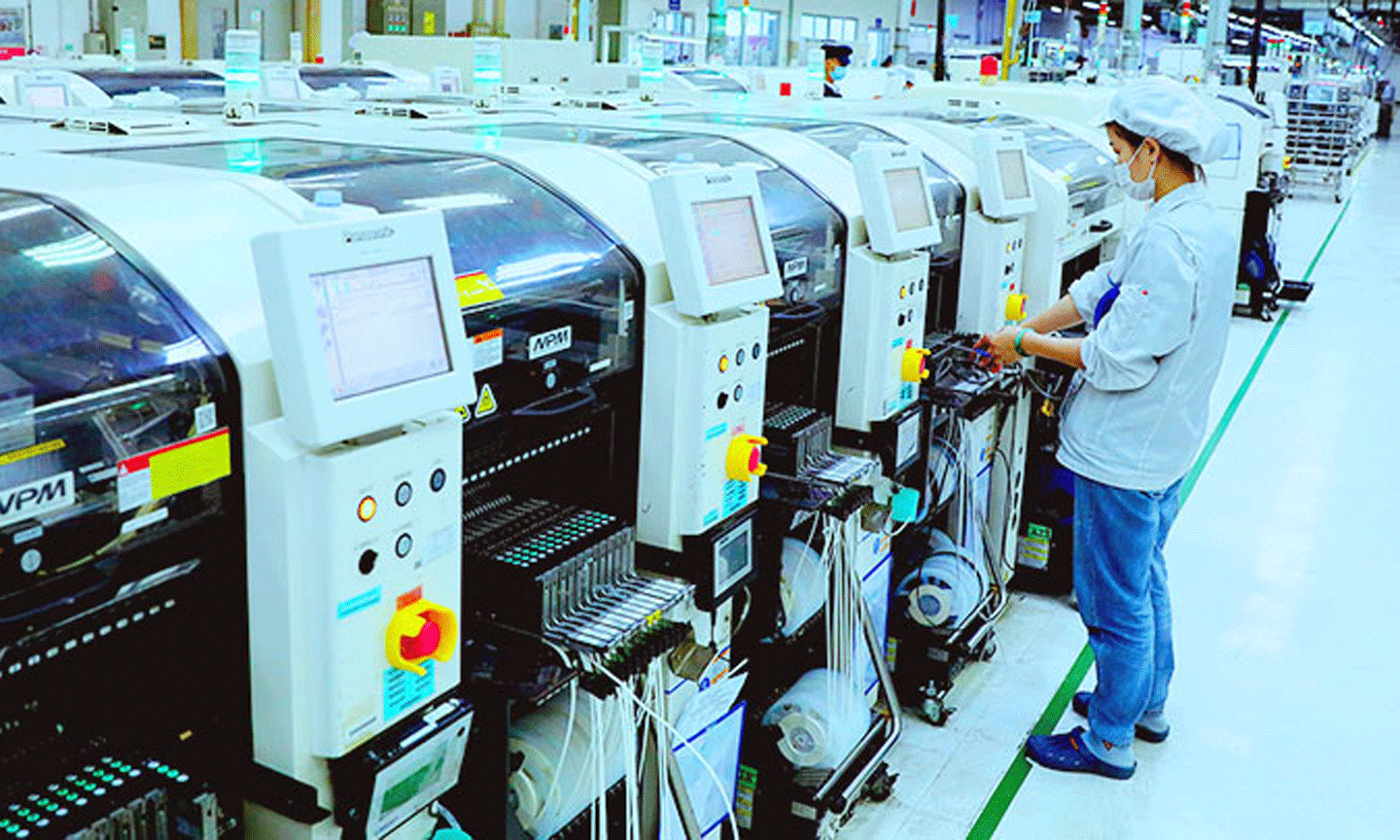 Điện tử là một trong sáu ngành hàng có kim ngạch xuất khẩu hơn 10 tỷ USD. Ảnh: LÊ DANH LAM