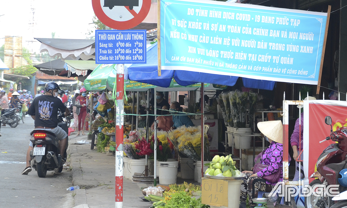 Chợ truyền thống được hoạt động trở lại  đảm bảo các biện pháp phòng, chống dịch Covid-19 theo quy định