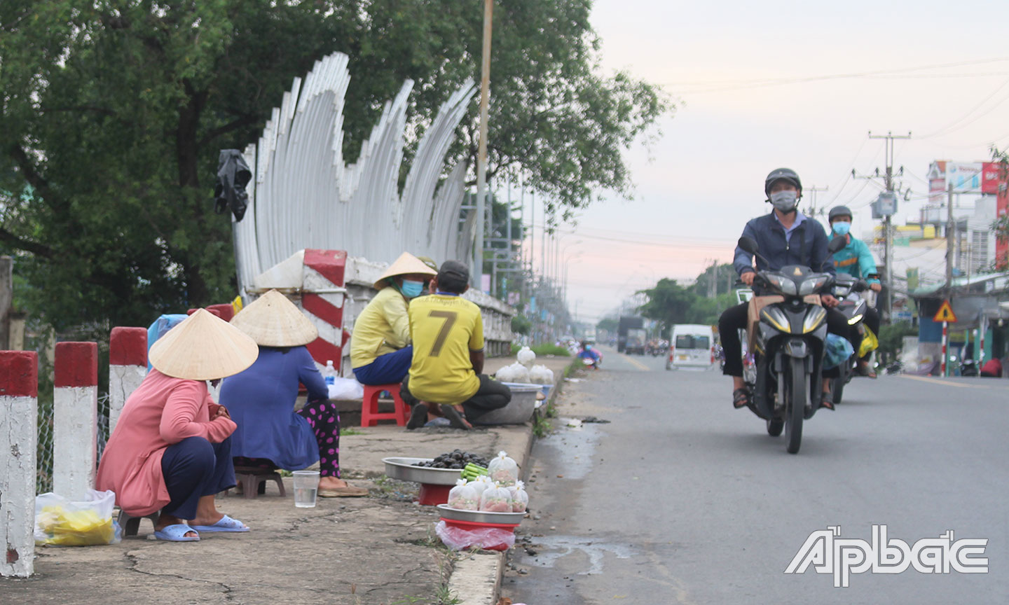 Ghi nhận tại cầu Bình Đức (đường tỉnh 864).