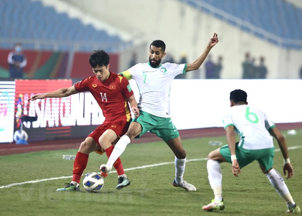 Giấc mơ World Cup còn xa vời với bóng đá Việt Nam. (Ảnh: PV/Vietnam+)