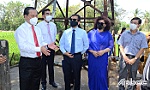 Khánh thành đường ống dẫn nước sinh hoạt phục vụ hơn 250 hộ dân tại huyện Gò Công Tây