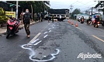 Xe tải va chạm xe tay ga làm 1 thanh niên tử vong