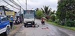 Xe máy lấn trái đường tông vào xe rác, một người tử vong