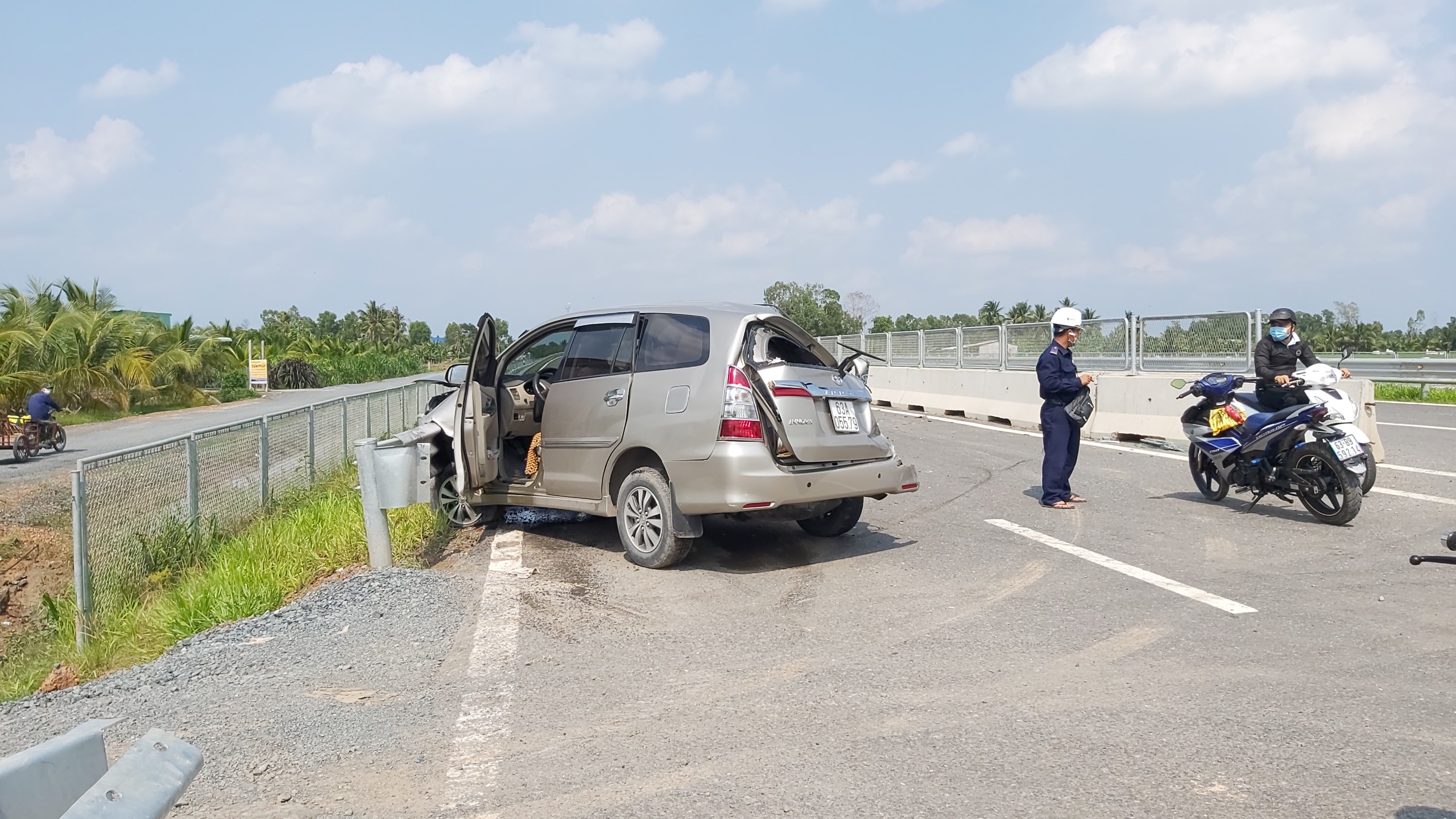 Hiện trường vụ tai nạn