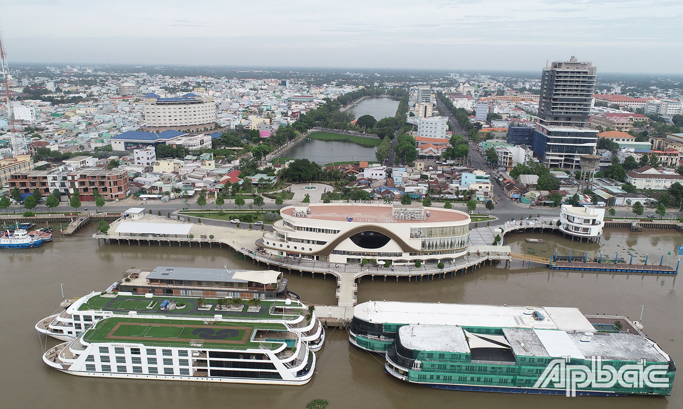 Cảng du thuyền Mỹ Tho dự kiến sẽ được sử dụng để phục vụ tuyến tàu cao tốc này.