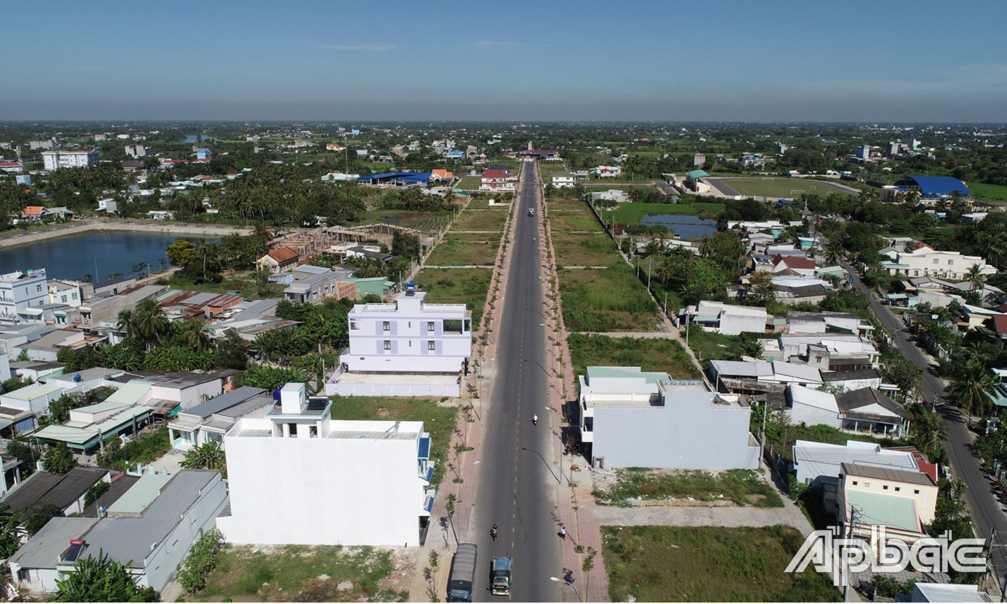 Tiền Giang đang quy hoạch  các khu dân cư hiện đại nhằm  đáp ứng nhu cầu nhà ở của người dân.