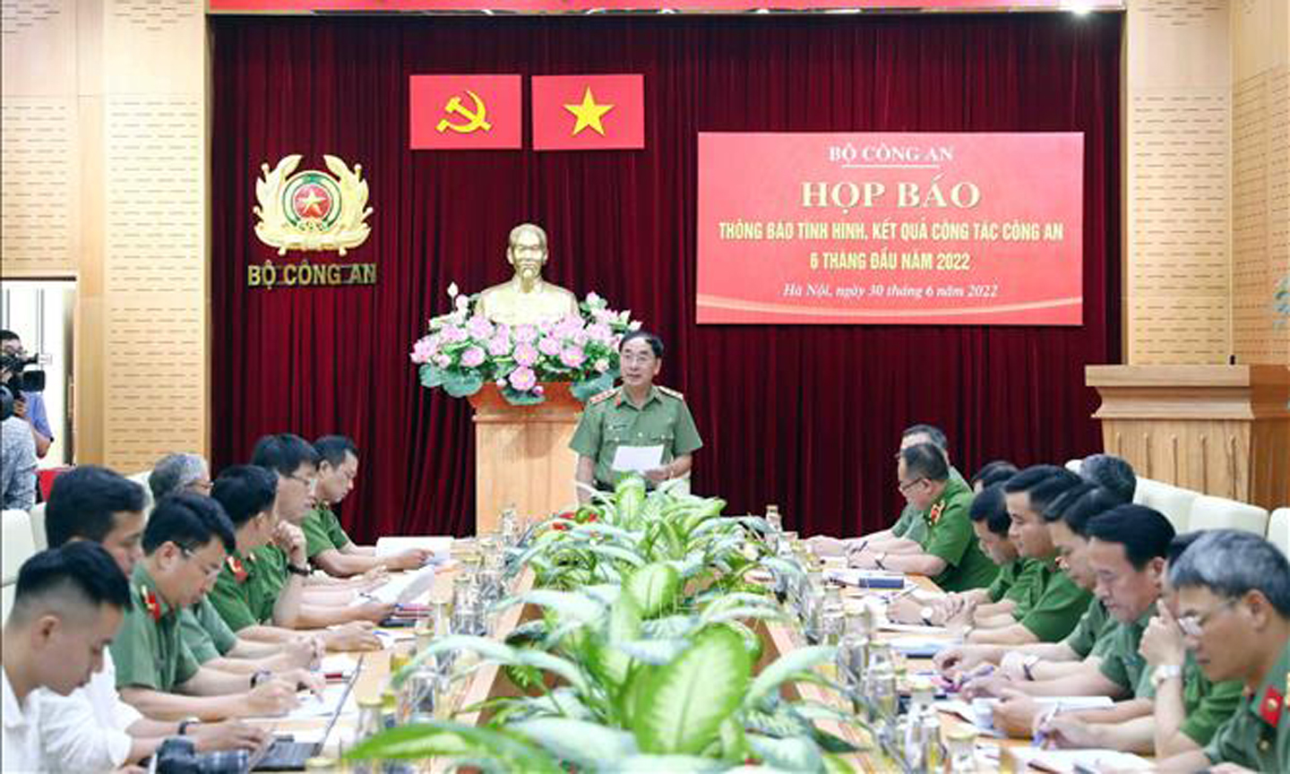 Quang cảnh buổi họp báo. Ảnh: Phạm Kiên/TTXVN