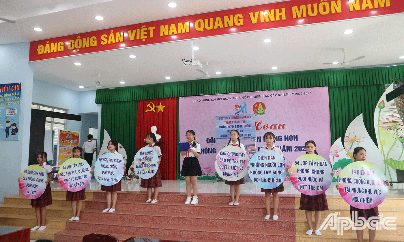 Phần thi của đơn vị Mỹ Tho