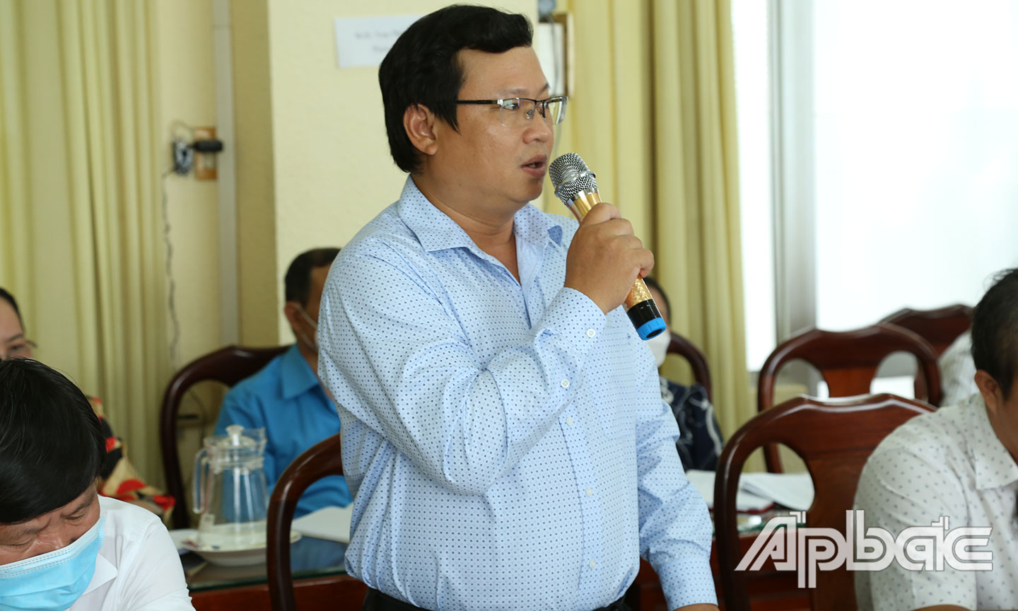 Ban quản lý đầu tư xây dựng công trình nông nghiệp báo cáo xây dựng 2 cống ngăn mặn trên địa bàn huyện, dự kiến cuối năm 2022 đảm bảo 85% tiến độ