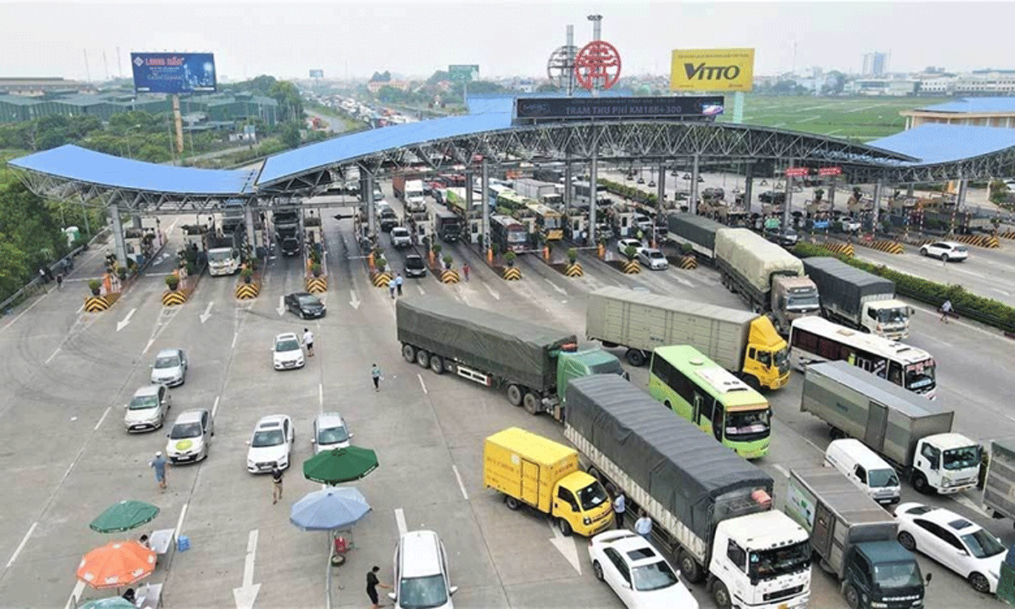 Việc thu phí không dừng đã được thực thi đồng loạt trên tất cả các tuyến cao tốc từ ngày 1/8/2022. 