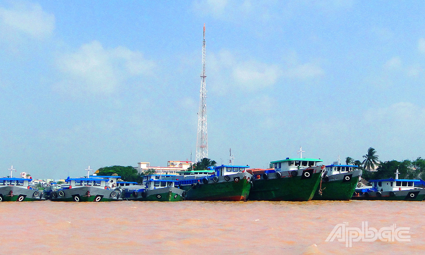  Đoàn tàu của HTX Rạch Gầm.