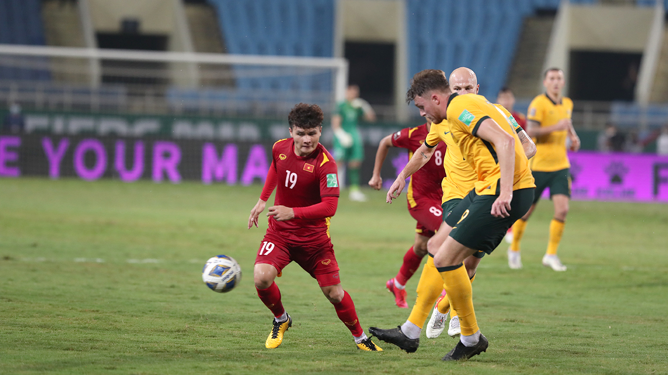 Thành công ở Vòng loại World Cup 2022 đã tạo cú hích cho BĐVN. Ảnh: Hoàng Linh