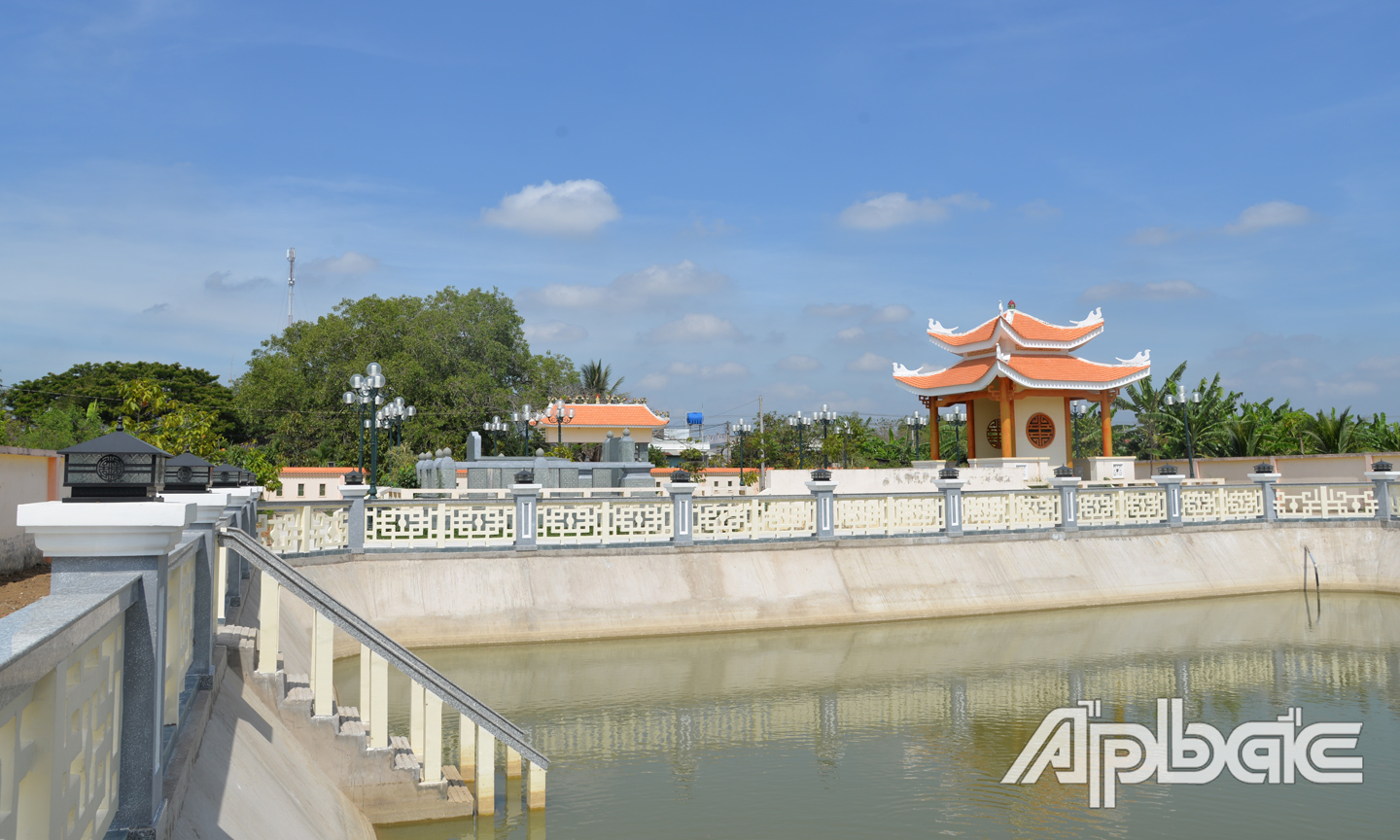 Khuôn viên khu Lăng mộ ông Đỗ Trình Thoại. 