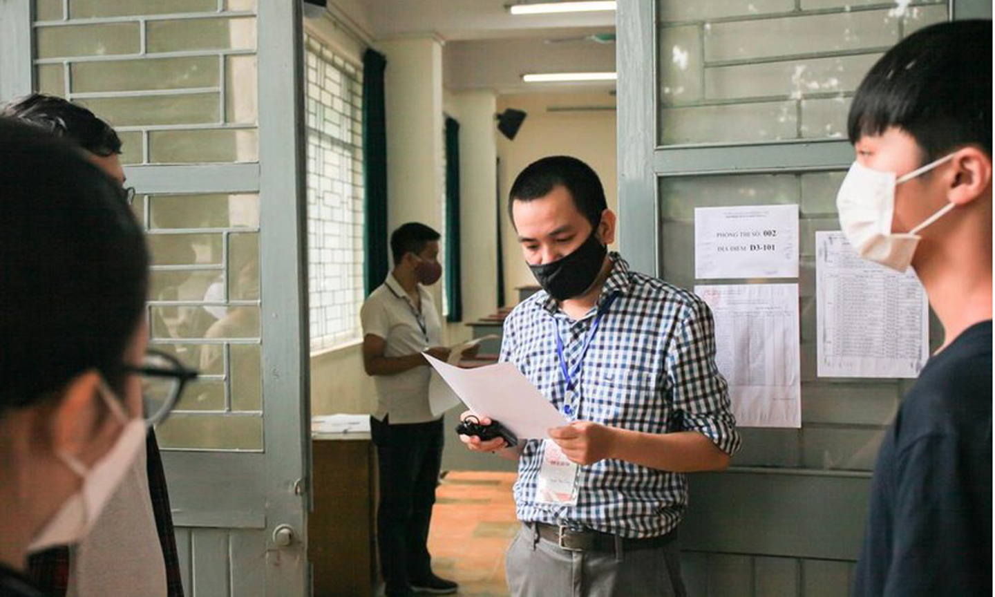 Thí sinh tham dự Kỳ thi đánh giá tư duy năm 2022 do Trường ĐH Bách khoa Hà Nội tổ chức