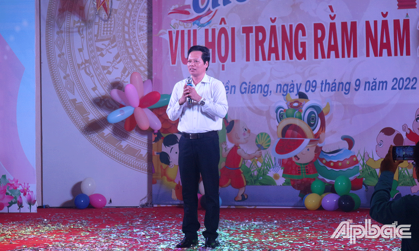 Phó Chủ tịch UBND tỉnh Tiền Giang Nguyễn Thành Diệu 