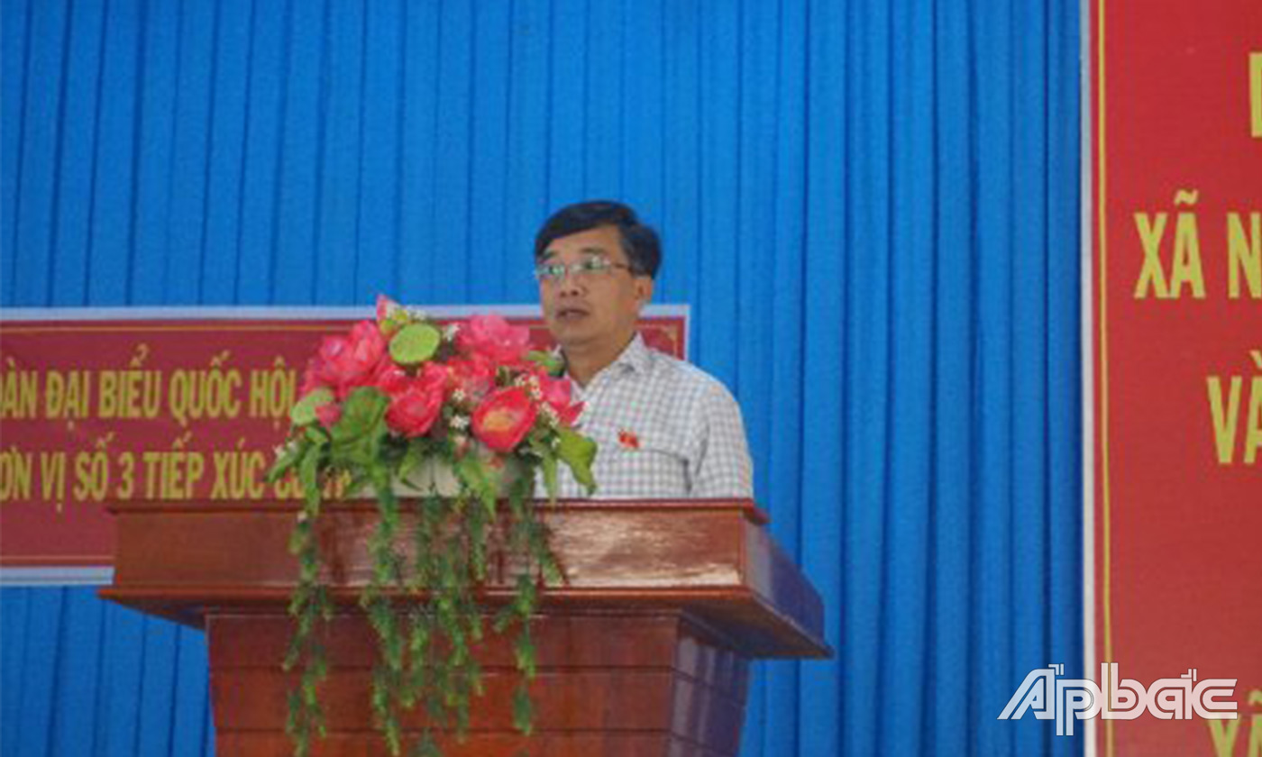 Đại biểu Nguyễn Minh Sơn 