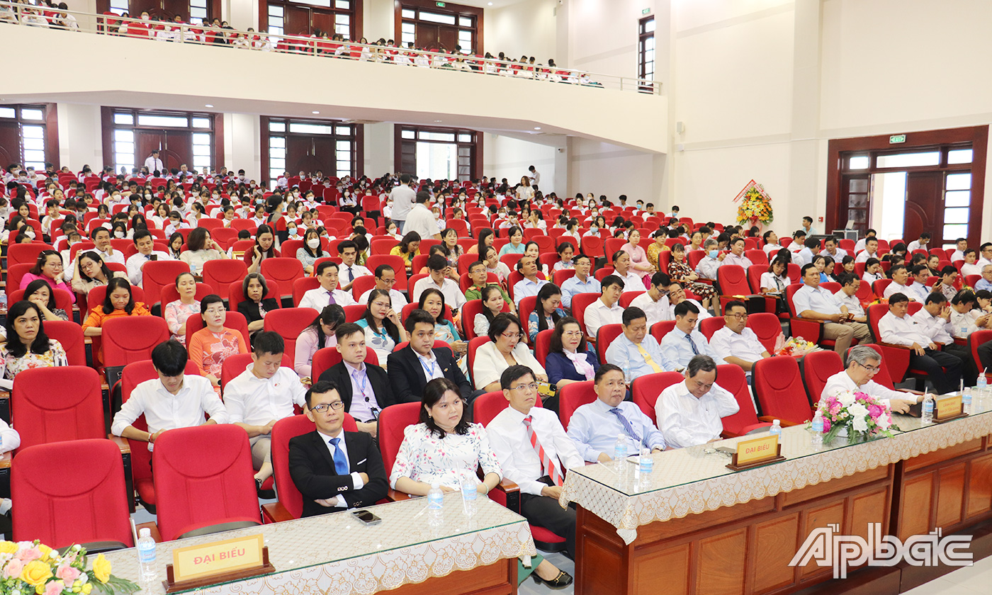 Quang cảnh buổi lễ khai giảng năm học mới 2022-2023.