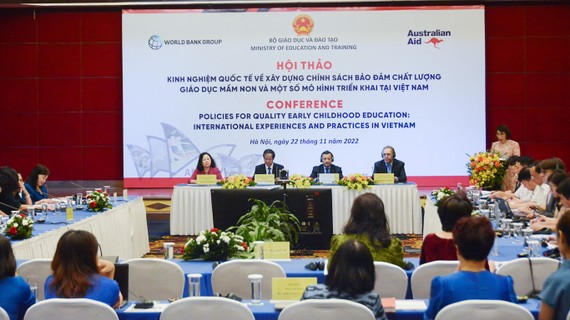 Hội thảo về giáo dục mầm non sáng 22-11.