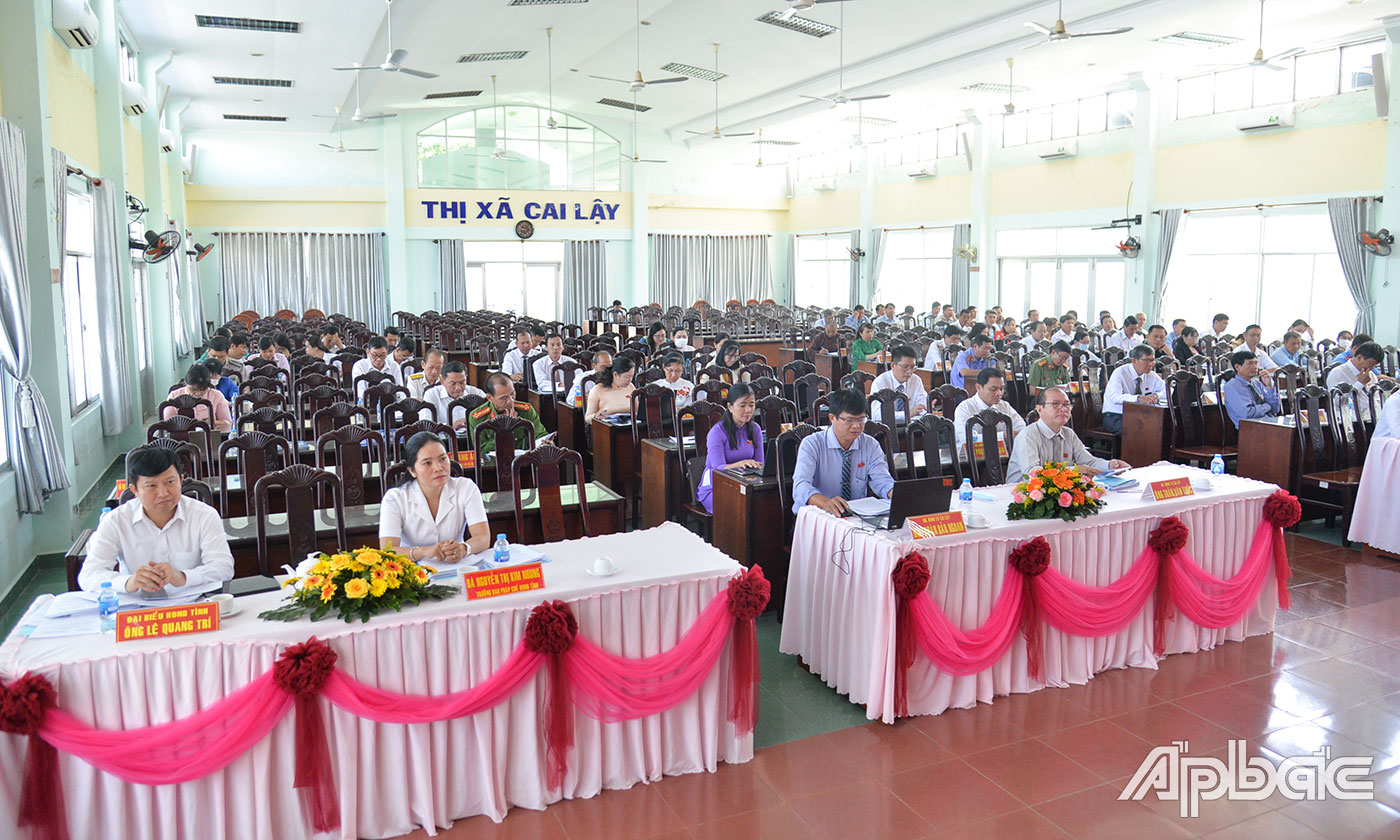 Đại biểu tham dự kỳ họp.