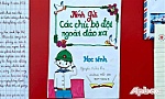Cánh thiệp gửi chiến sĩ nhà giàn